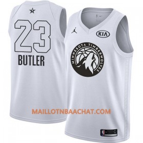 Maillot NBA Minnesota Timberwolves Jimmy Butler 23 2018 All-Star Jordan Brand Blanc Swingman - Homme